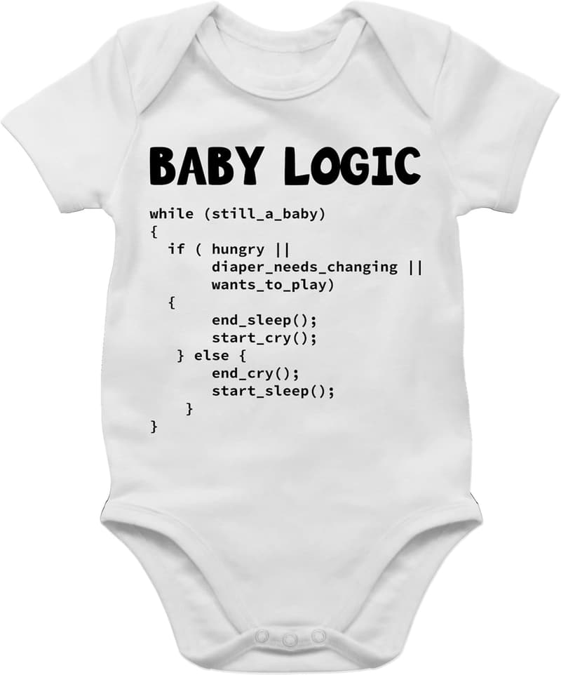 Nerdy Baby Logic Body für Mädchen – Aktuelle Modetrends