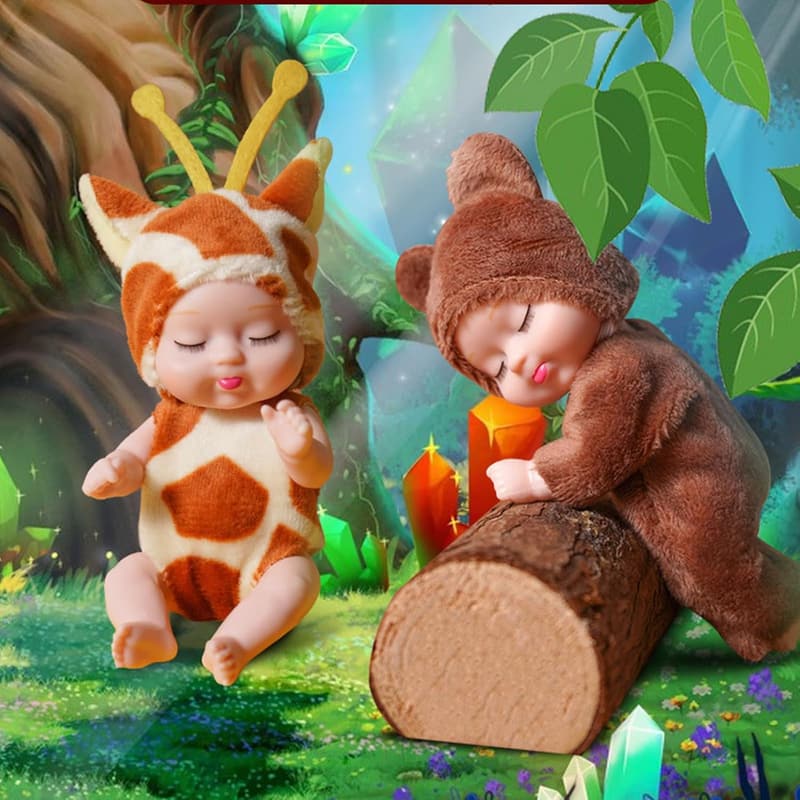 Realistische Zwilling Reborn Puppen mit Zubehör – interaktives Spielzeug