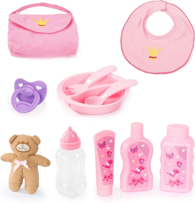 Interaktive Funktionspuppe Piccolina Magic Eyes, lila, 46 cm