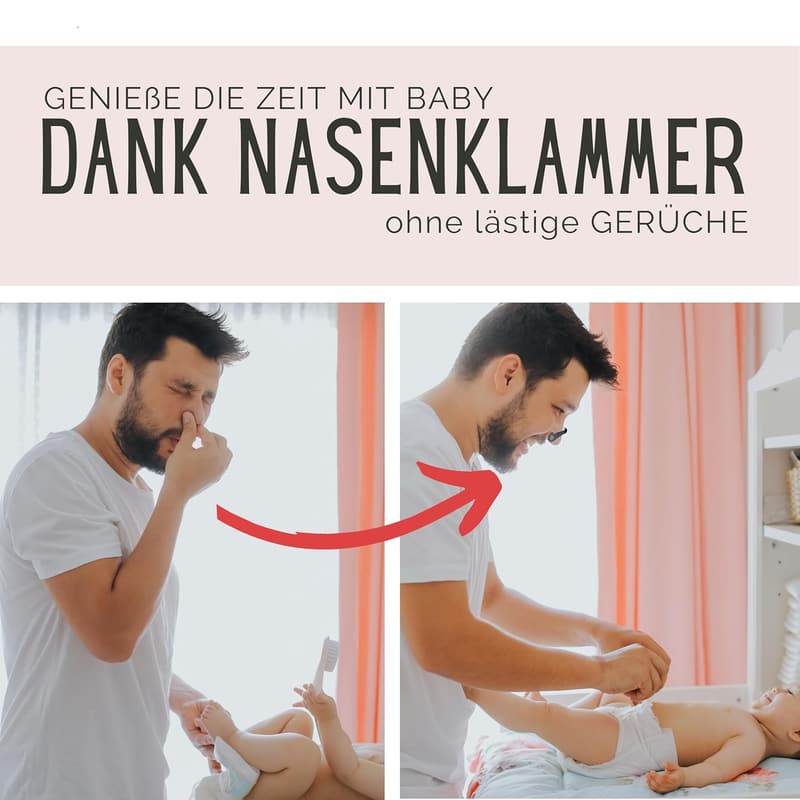 Nasenklammer für werdende Väter – Lustiges Geschenk zur Babyparty