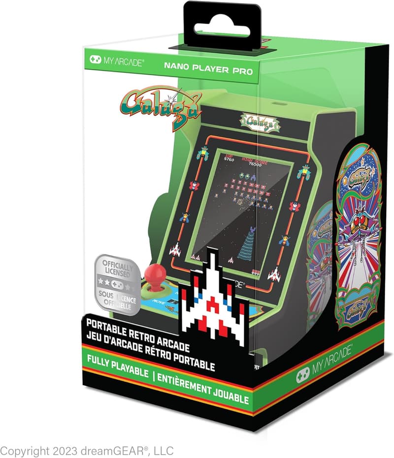 My Arcade Galaga/Galaxian Nano Player Pro – Tragbare Retro-Arcade