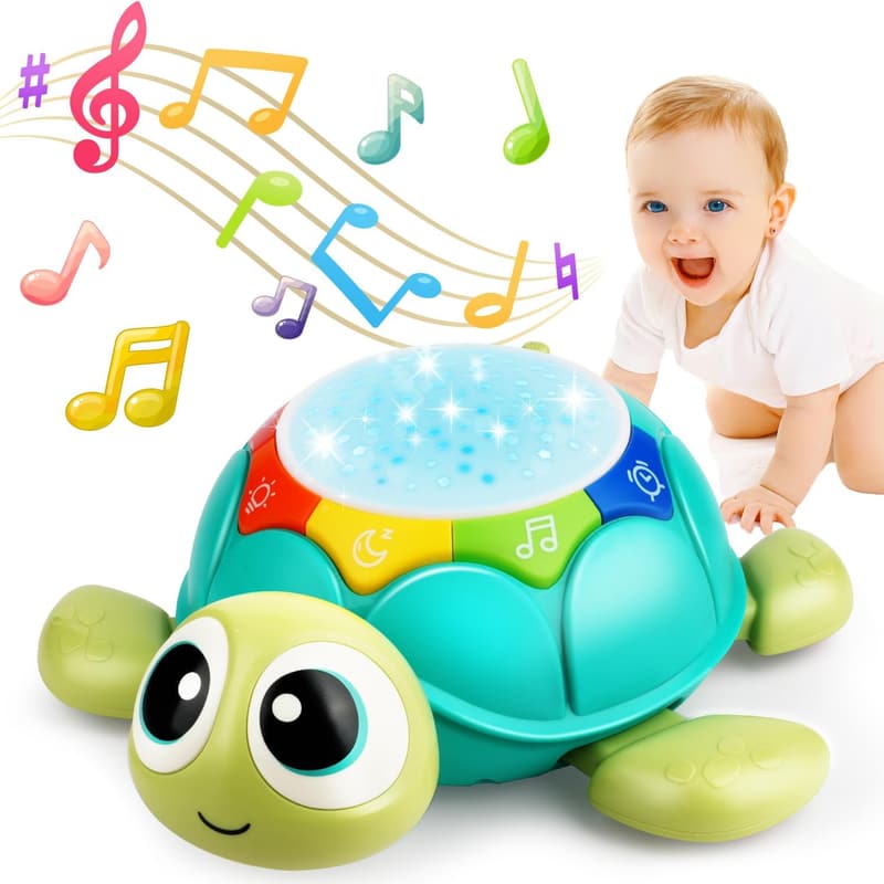 Motorikspielzeug mit Musik und Projektor für Babys ab 6 Monaten