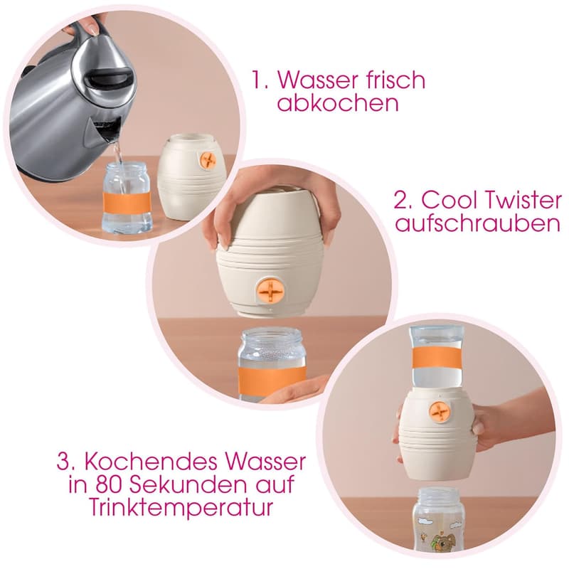 nip Cool Twister: BPA-freier Wasser-Abkühler für Kinder
