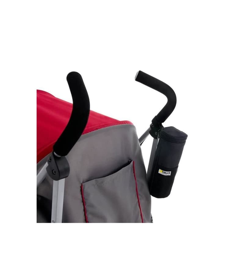 Isoliertasche für Babyflaschen - Thermotasche mit Netz für unterwegs (Schwarz)