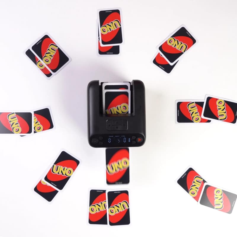 Automatische Kartensendemaschine für Poker und UNO, 3 Spiele, 4 Modi