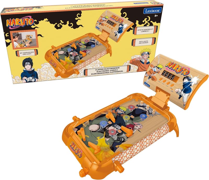 Naruto Elektronisches Tisch Flip Spiel für Kinder, mit LCD, Licht und Sound