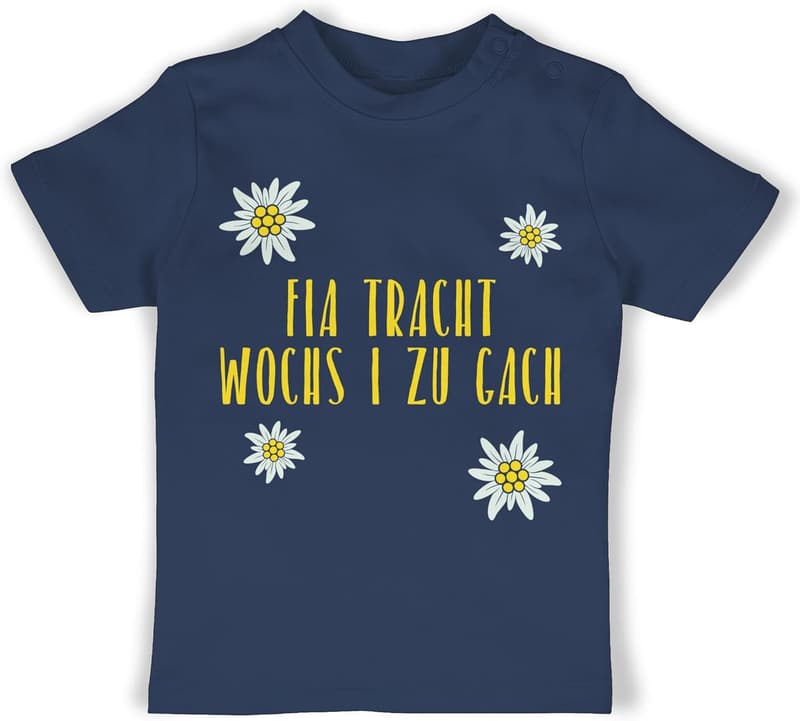 Lustiges Baby T-Shirt für Oktoberfest - Bayerisches Motiv für Mädchen und Jungen