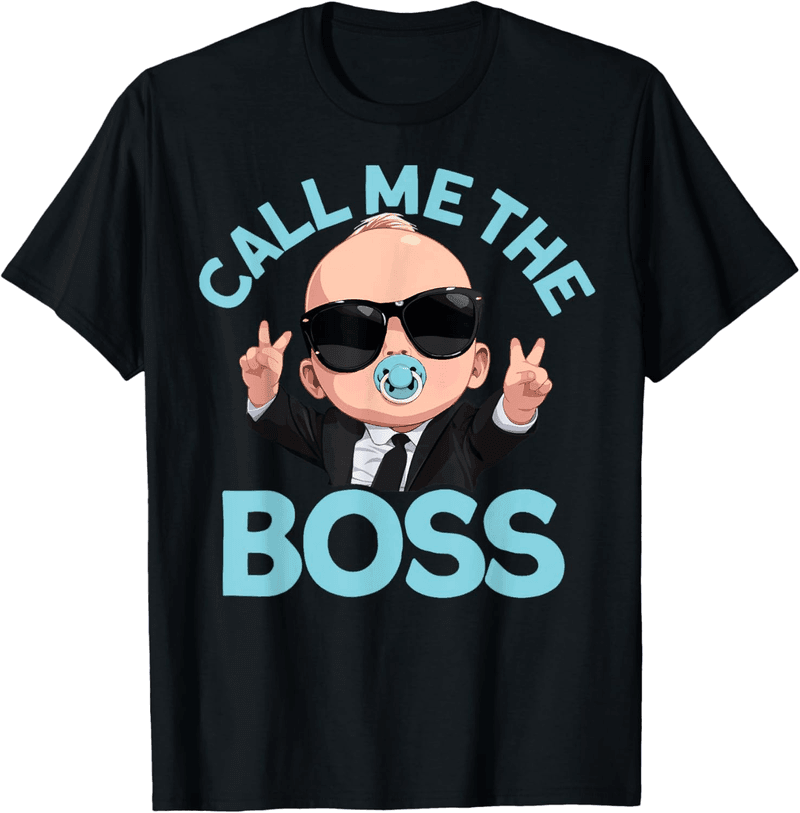 Baby Boss Kinder T-Shirt „Nenn mich Boss“