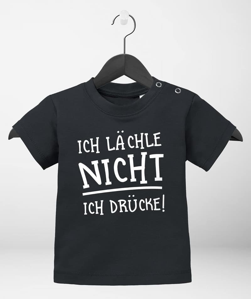 Lustiges Baby T-Shirt mit Spruch für Jungen und Mädchen