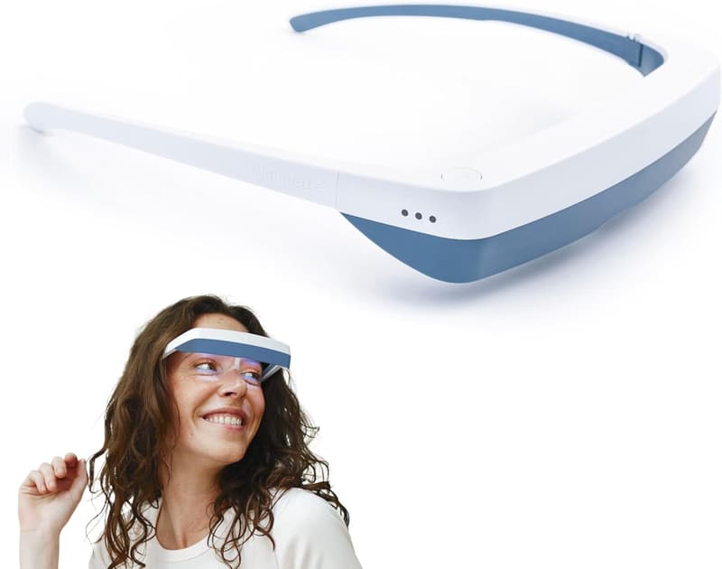 Luminette 3 Lichttherapie-Brille – Tragbare Tageslichtlampe bei Schlafproblemen