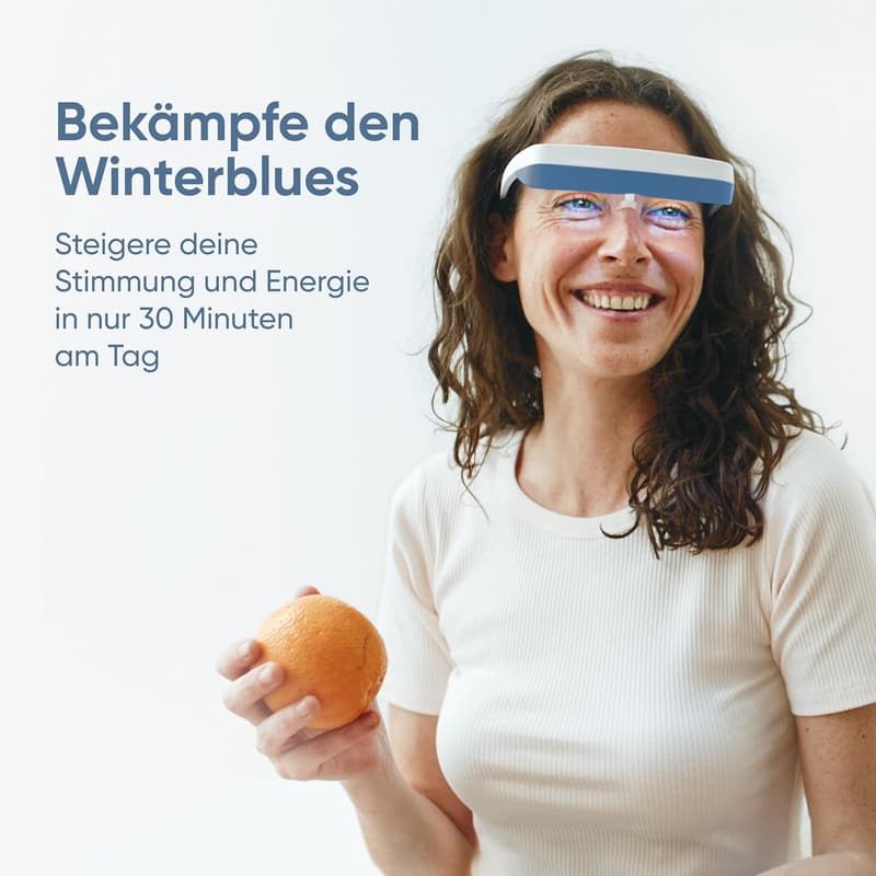 Luminette 3 Lichttherapie-Brille – Tragbare Tageslichtlampe bei Schlafproblemen
