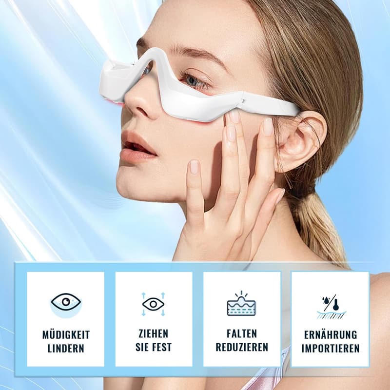 Rote Lichttherapie-Brille für Augen – Anti-Aging und Dunkle Ringe Unterstützung