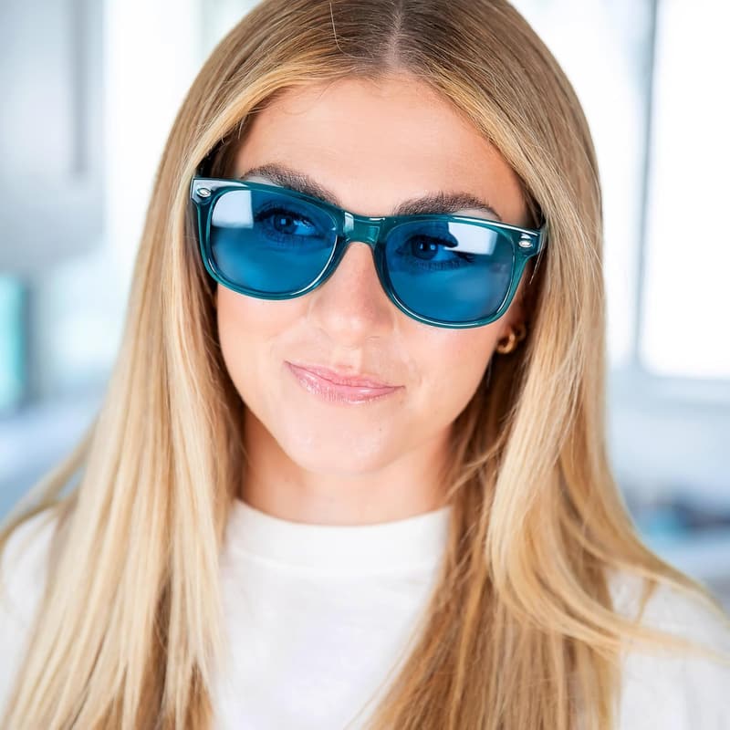 Farbtherapie-Brille für Entspannung und Fokus – bunte Sonnenbrille-Set