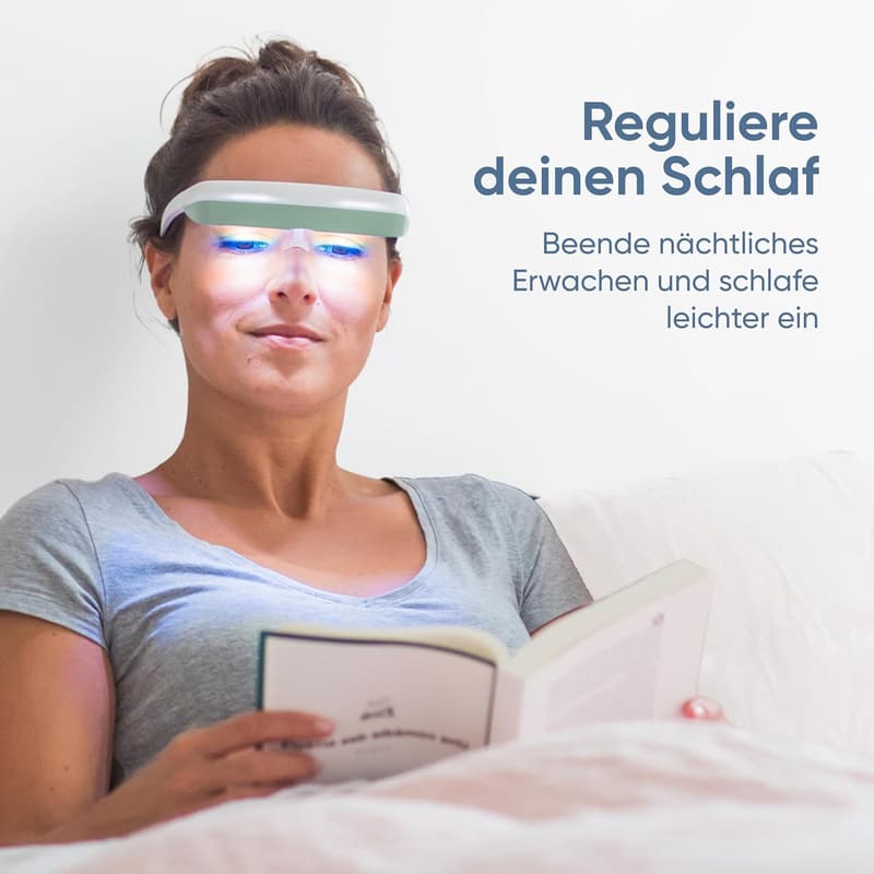 Lichttherapie-Brille für natürliche Linderung von Schlafproblemen und Stimmungstörungen