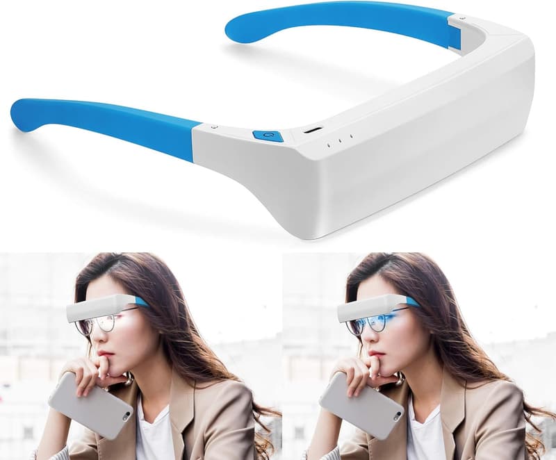 Lichttherapie-Brille mit Tageslicht-LED für gute Stimmung