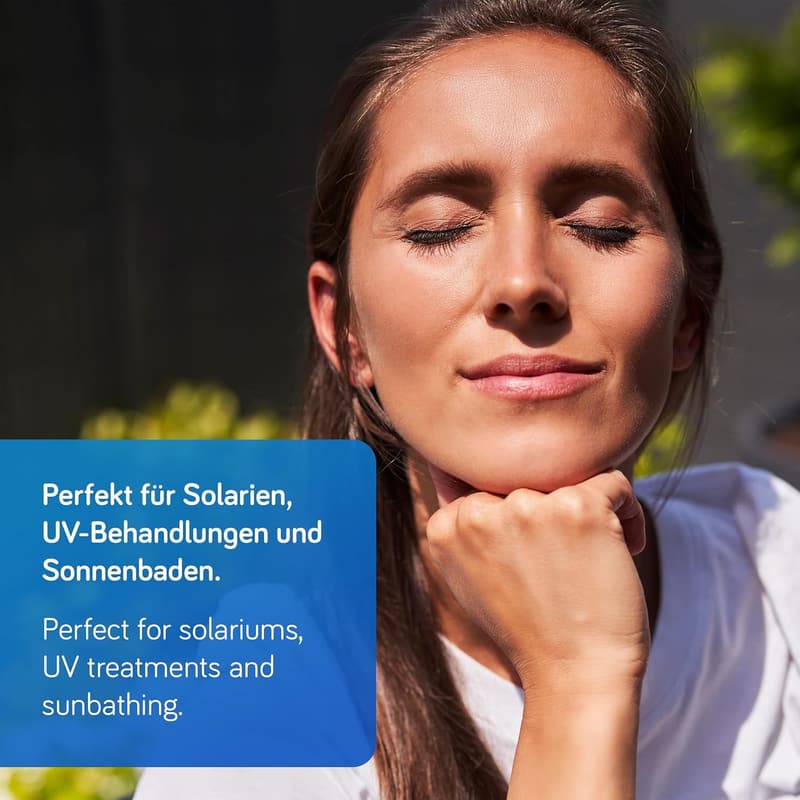 Premium LED & UV Schutzbrille für Sonnenbank und Strand
