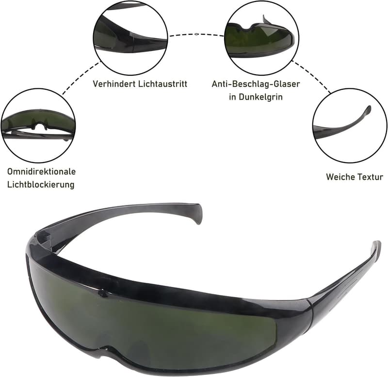 UV-Schutzbrille für IPL-Haarentfernung und Laserttherapie