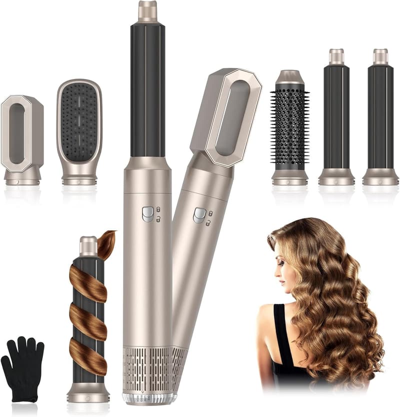 Journeyside Airstyler Set 1000W – Multifunktionale Warmluftbürste fürs Haarstyling