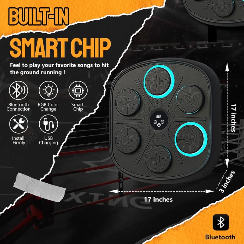 Smart Bluetooth Musik-Boxmaschine für Erwachsene und Kinder, Wandmontage
