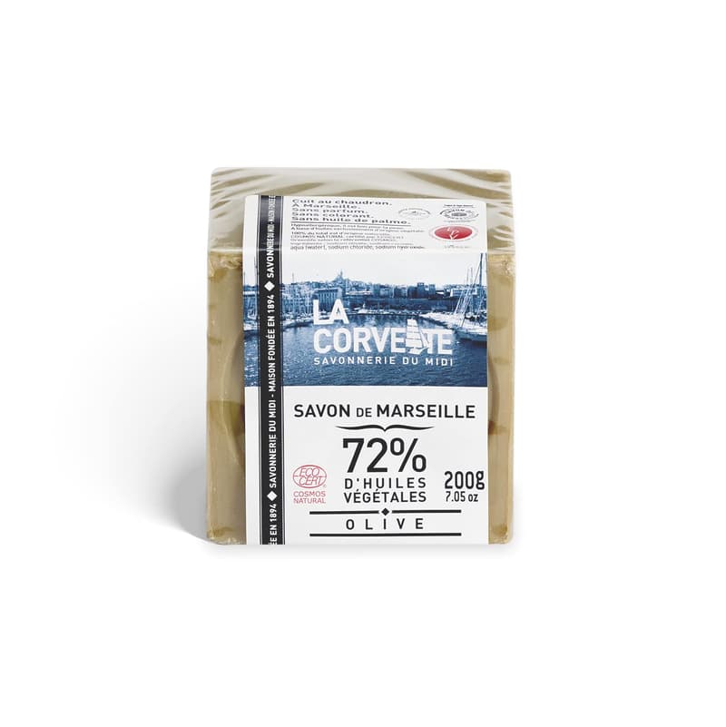 La Corvette Olivenölseife Würfel, 200 g
