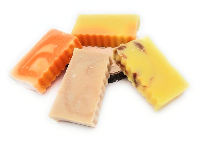 Winter Seifen Set, 4er mit Bratapfel, Mandelbisquit, Orange, Mayan Gold 180g