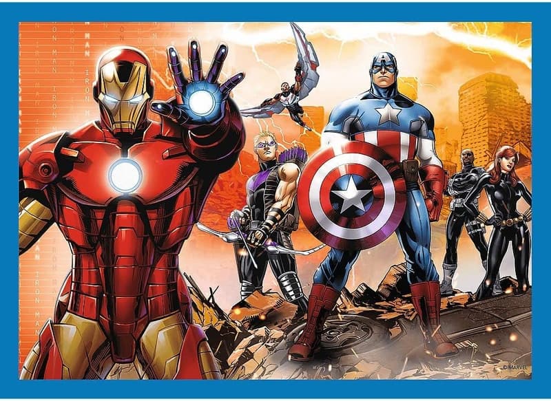 Avengers 4-in-1 Puzzle von Trefl