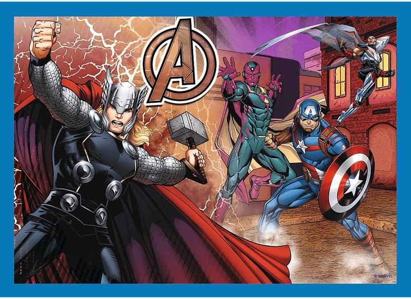 Avengers 4-in-1 Puzzle von Trefl