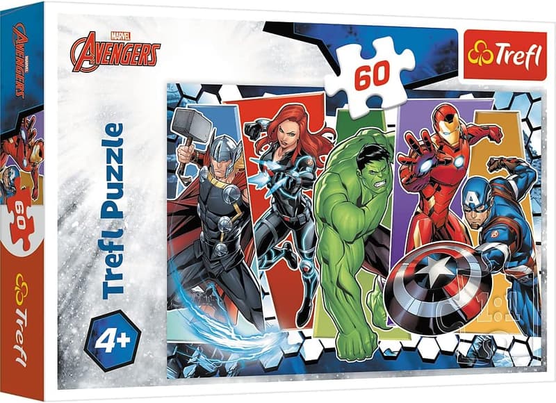 Marvel Avengers Puzzle für Kinder, 60 Teile, ab 4 Jahren