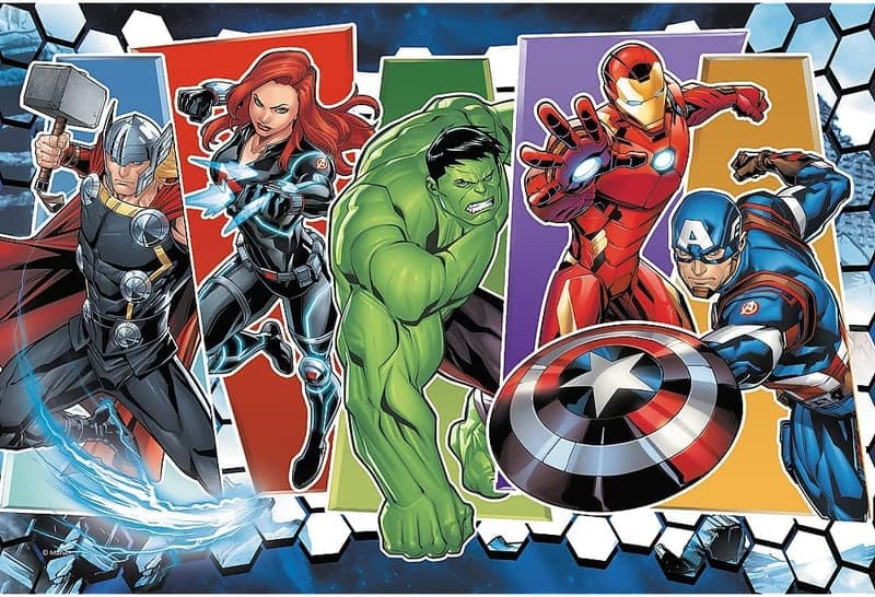 Marvel Avengers Puzzle für Kinder, 60 Teile, ab 4 Jahren
