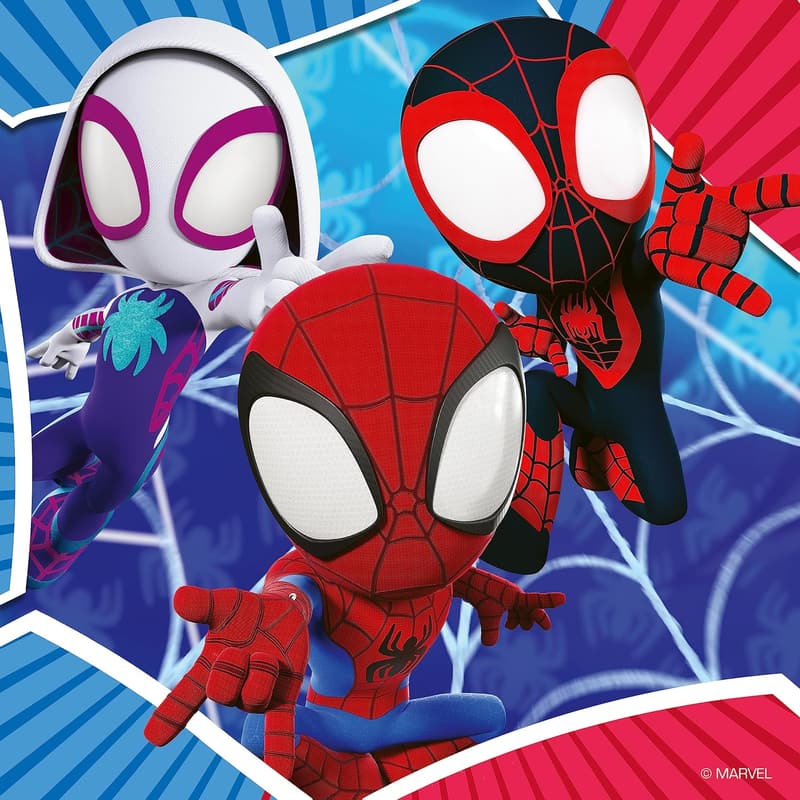 Spideys Abenteuer Kinderpuzzle - 3x49 Teile ab 5 Jahren