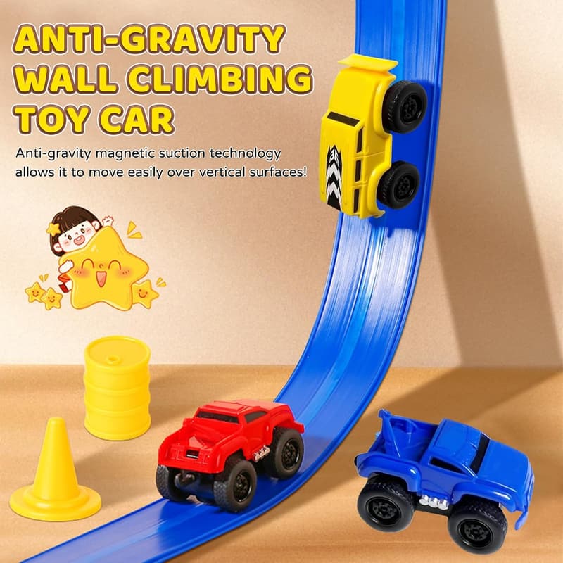 Magnetisches Kletterauto für Kinder – Geschenk für Jungen und Mädchen