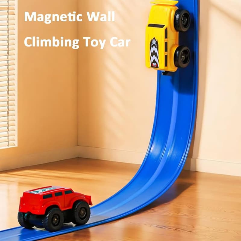 Schwebendes Magnet Wandkletter-Auto-Spielzeug für Kinder, 3er Set