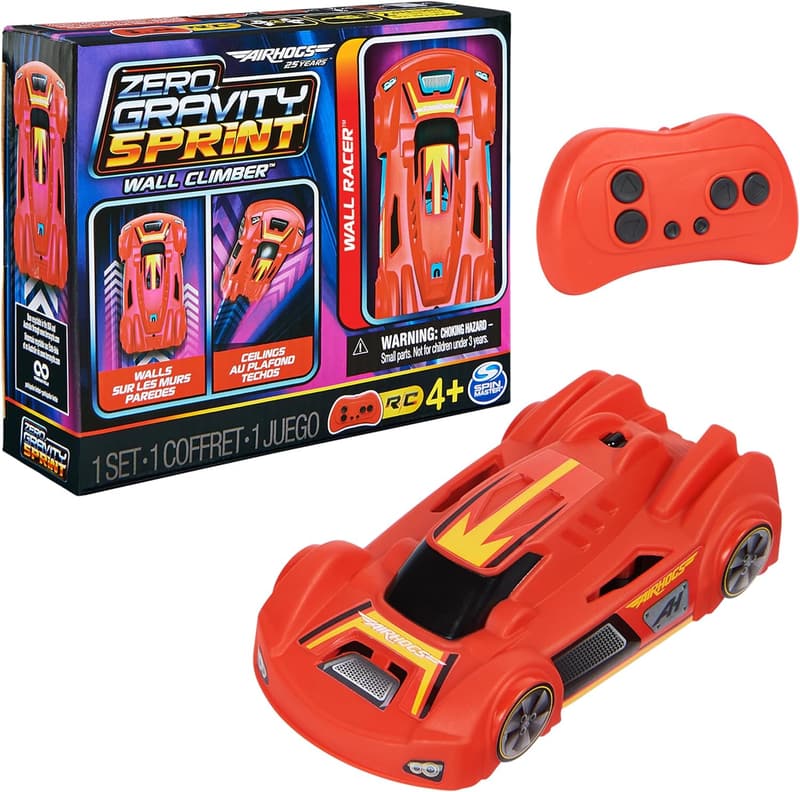 Air Hogs Zero Gravity Sprint Wall Climber – USB-wiederaufladbares RC-Auto für Kinder ab 4 Jahren