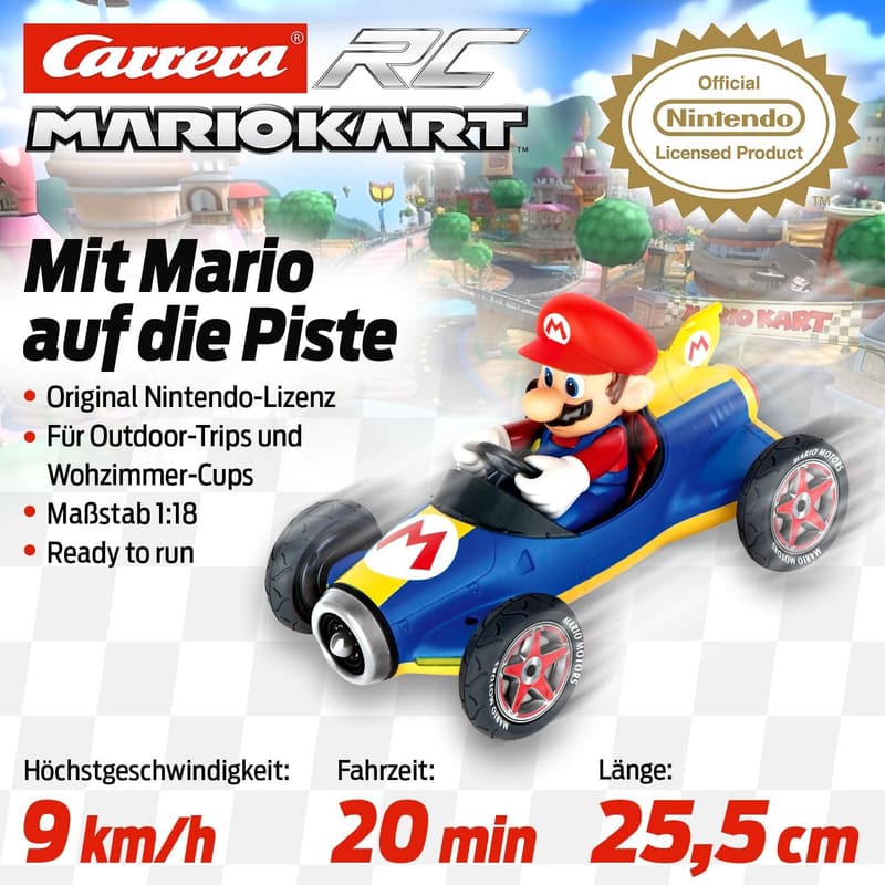 Mario Kart Mach 8 Ferngesteuertes Auto für Kinder ab 6 Jahren