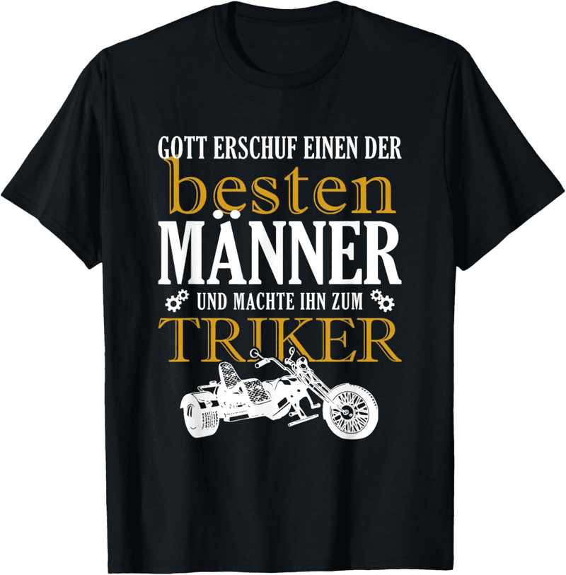 Trike T-Shirt für den besten Mann – Motorrad Dreirad Motiv