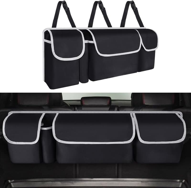 Faltbarer, wasserdichter Kofferraum-Organizer für Autos mit 4 Taschen
