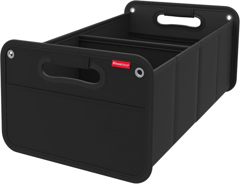 Faltbare Kofferraumtasche für Autos - stabiler Organizer mit Anti-Rutsch-Klett
