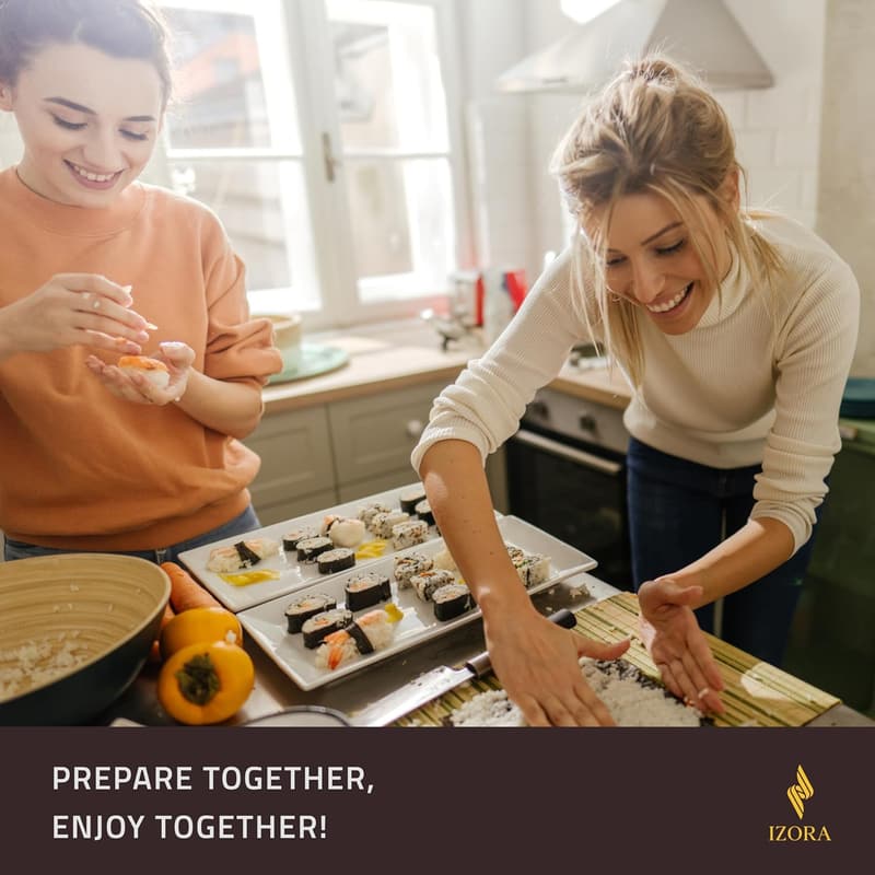 Sushi Maker Set für Anfänger mit Anleitung und Rezepten in Geschenkbox