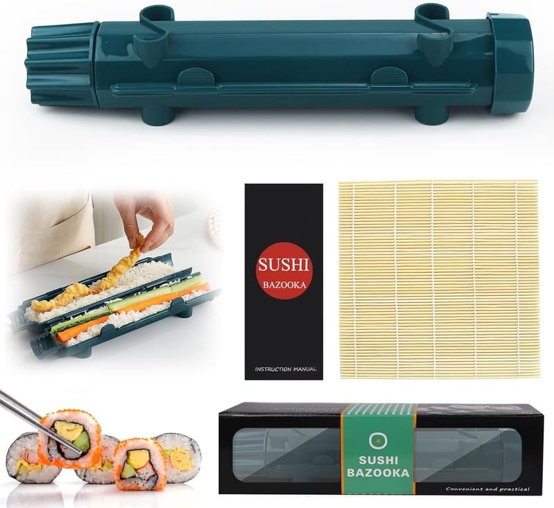 Sushi Maker Bazooka Set mit Bambusmatte für Anfänger