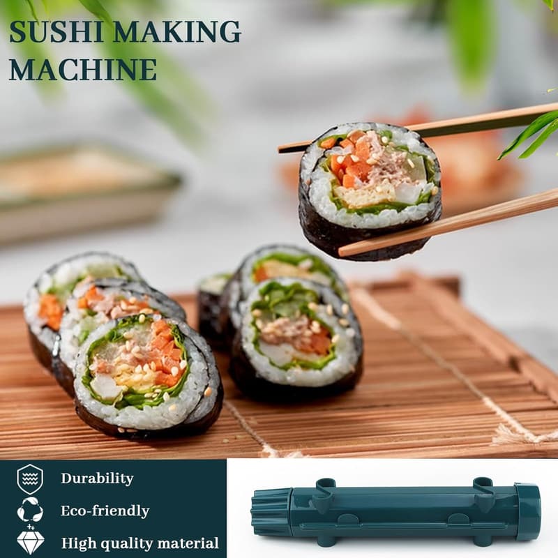 Sushi Maker Bazooka Set mit Bambusmatte für Anfänger