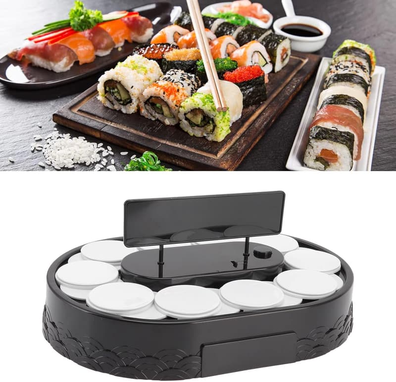 Elektrische Sushi-Maschine mit Drehmechanismus für Zuhause