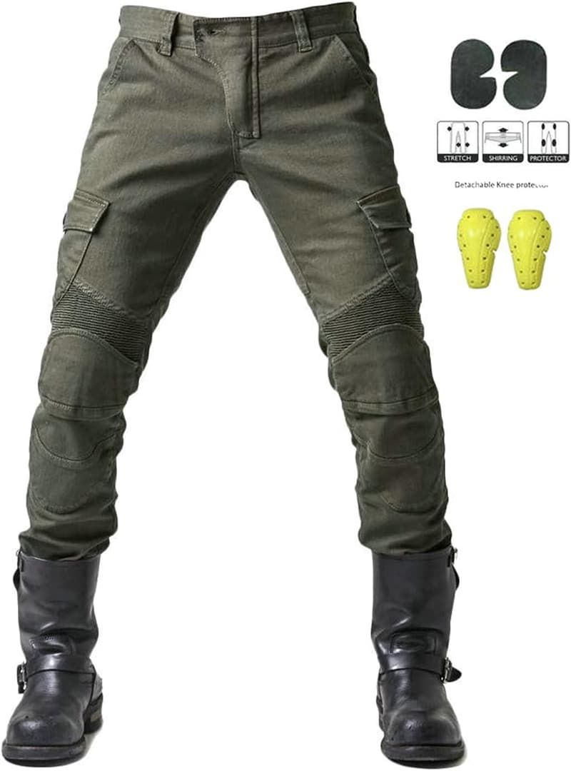 Sportliche Motorradhose für Herren mit Protektoren