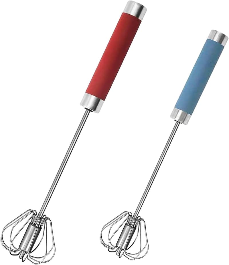 Multifunktionale Edelstahl-Schneebesen 10 & 12 Zoll im 2er Set