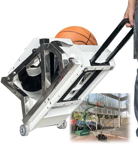 Automatische Basketball-Schießmaschine mit Rücklauf und Auffangnetz