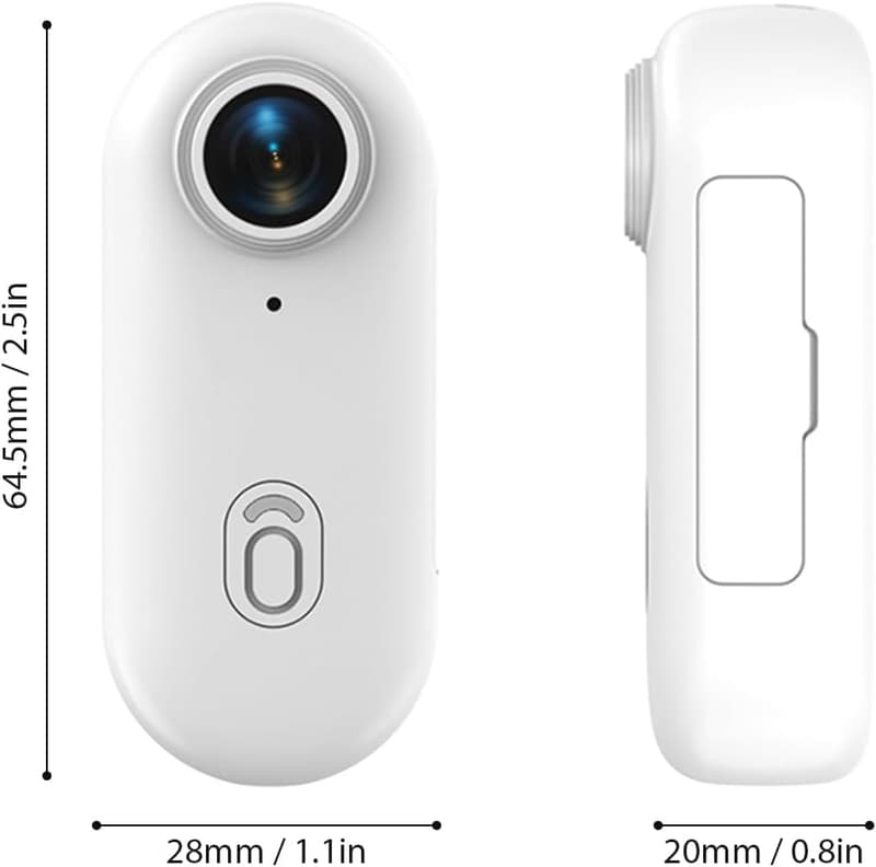 Andoer 1080P Mini Action Kamera mit 120° Weitwinkel und 32GB Karte