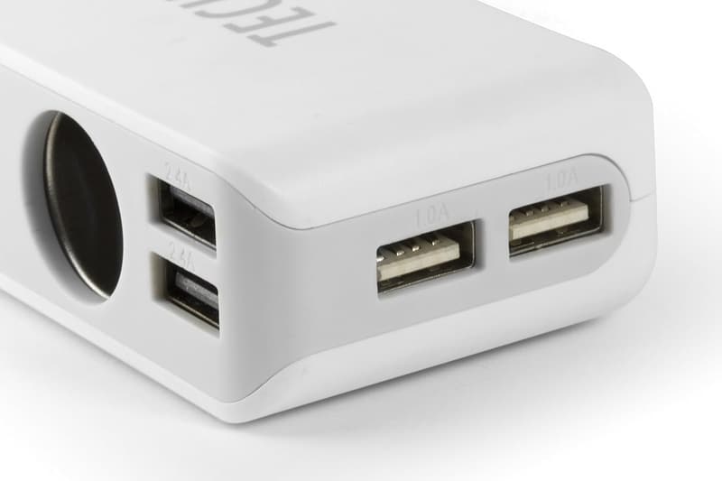 Technaxx Auto-Ladehalter TE11 mit 4 USB-Anschlüssen für Smartphone/Tablet