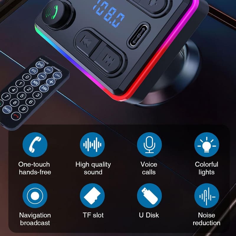 Freisprecheinrichtung mit USB-Autoladegerät für Smartphones