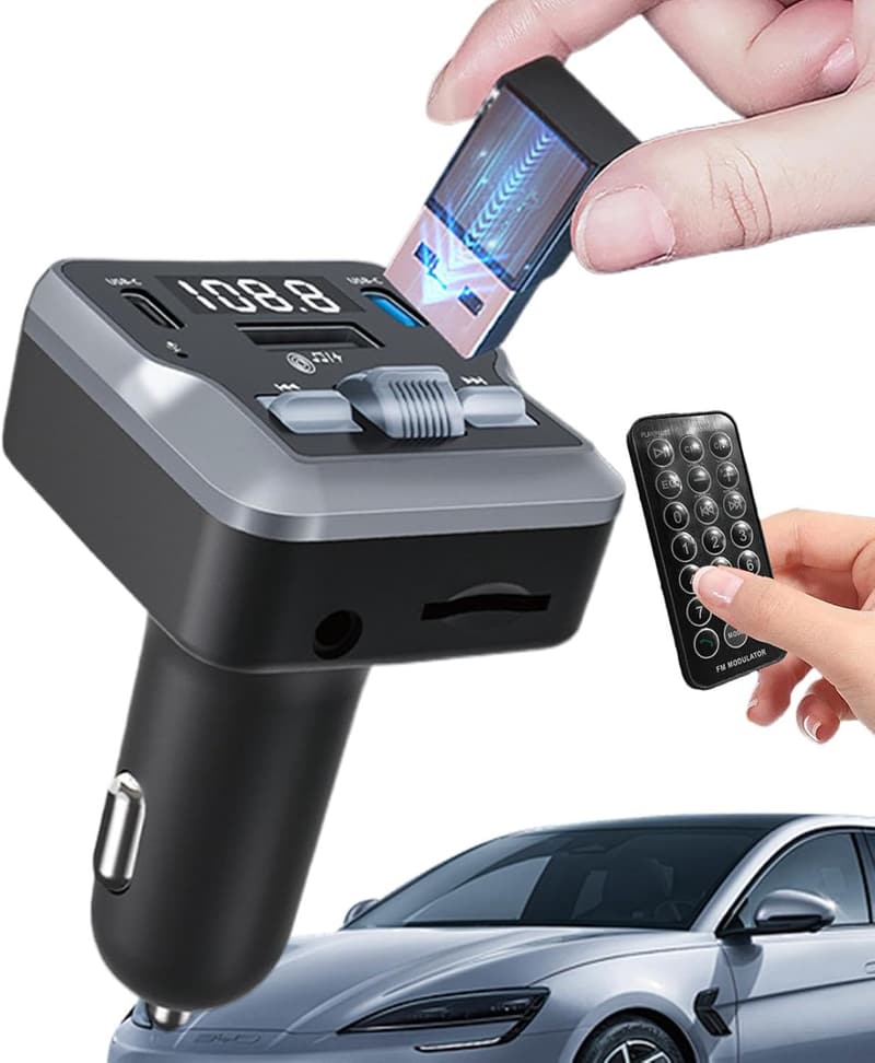 Superschneller Auto-Handy-Ladeadapter mit Fernbedienung