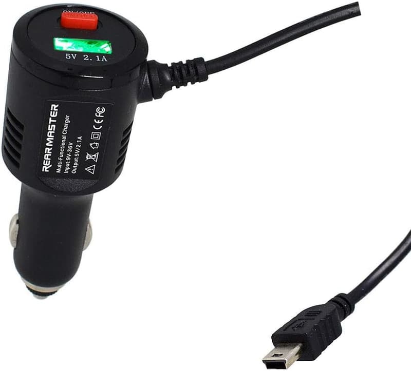 Universal 12V/24V Zigarettenanzünder Kabel für DashCam mit USB 3,5m