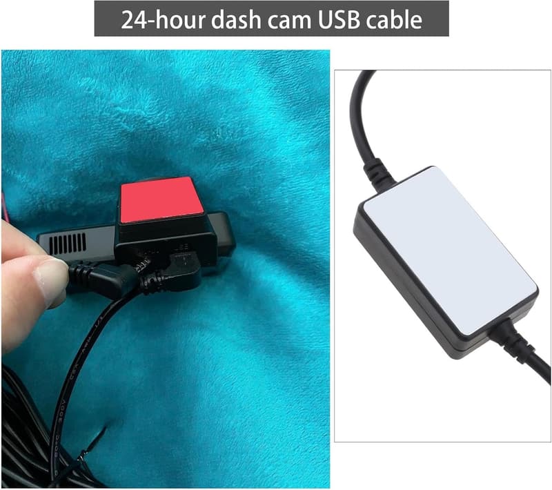 Dashcam Hardwire Kit mit Mini-USB-Anschluss für Fahrzeug 12V-24V
